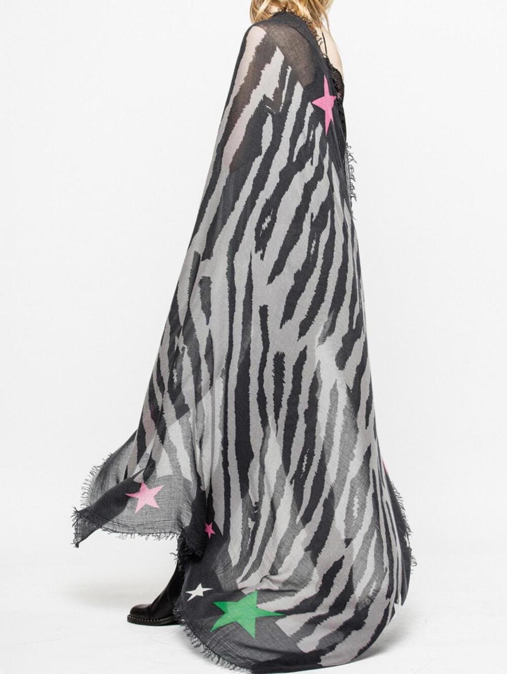 Zadig & Voltaire Delta Camou Scarf